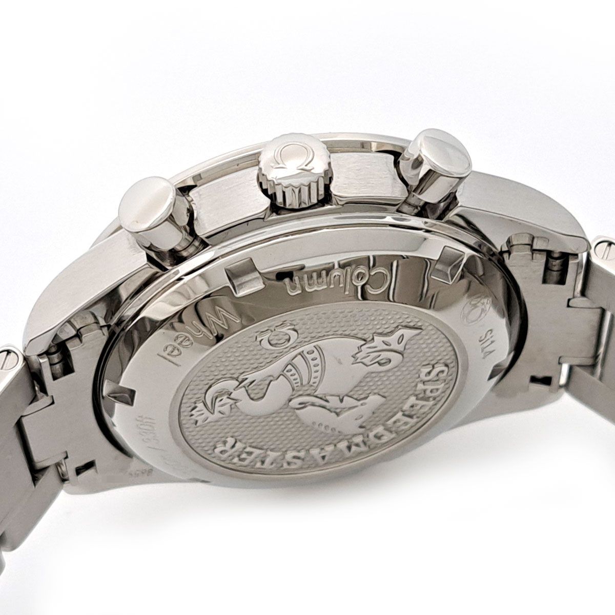  オメガ スピードマスター レーシング 326 30 40 50 01 002 自動巻き ステンレススティール メンズ OMEGA 時計 チェック柄 自動巻き時計 腕時計(アナログ)