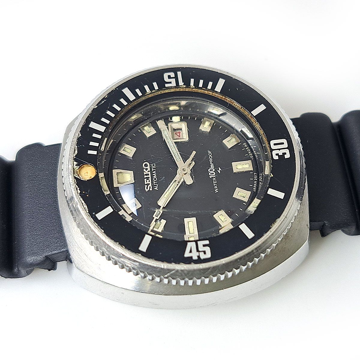 SEIKO セイコーダイバー 100m 2517-0320 レディース　ジャンク セイコー ダイバー 100m ワンピースケース オートマティック 2517-0320