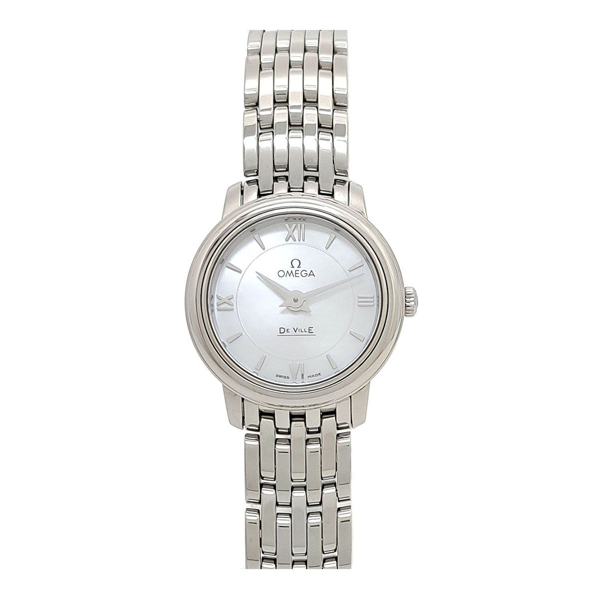 オメガ デヴィル プレステージ 424 10 24 60 05 001 クオーツ ステンレススティール レディース OMEGA 時計