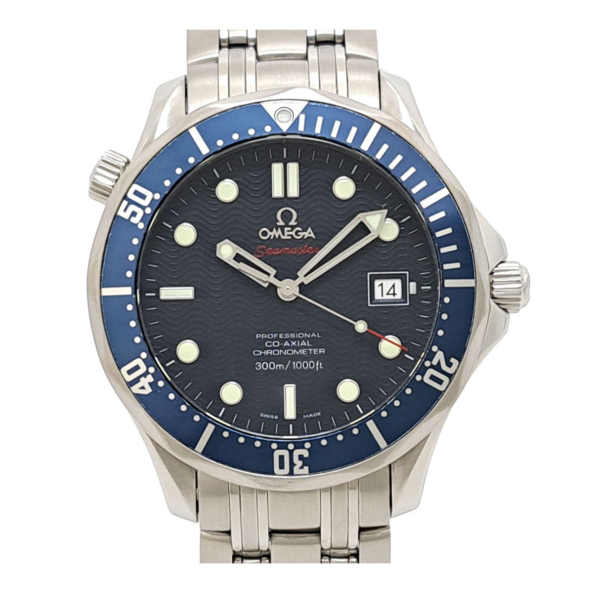 オメガ シーマスター ダイバー 300 2220 80 自動巻き ステンレススティール メンズ OMEGA 時計