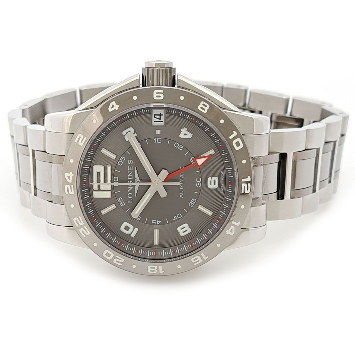 ロンジン アドミラル GMT L 3 669 4 自動巻き ステンレススティール メンズ LONGINES 時計