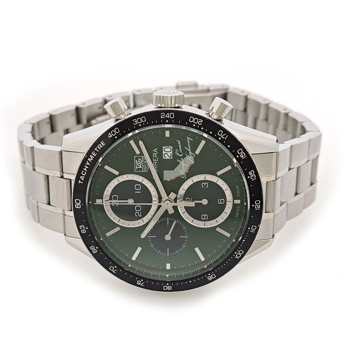 タグホイヤー カレラ パシフィックコーストハイウェイ ジャパンリミテッド CV 201 N BA 0794 自動巻き ステンレススティール メンズ TAG HEUER 時計