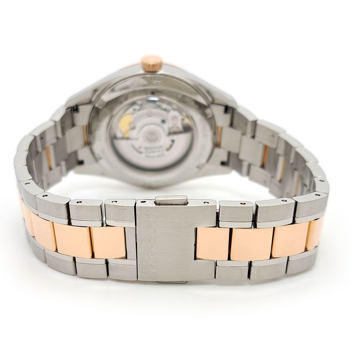  タグホイヤー カレラ キャリバー5 Overhauled WV215E BD0735 自動巻き ステンレススティール ピンクゴールド メンズ TAG HEUER 時計 男性向け 自動巻き時計 腕時計(アナログ)