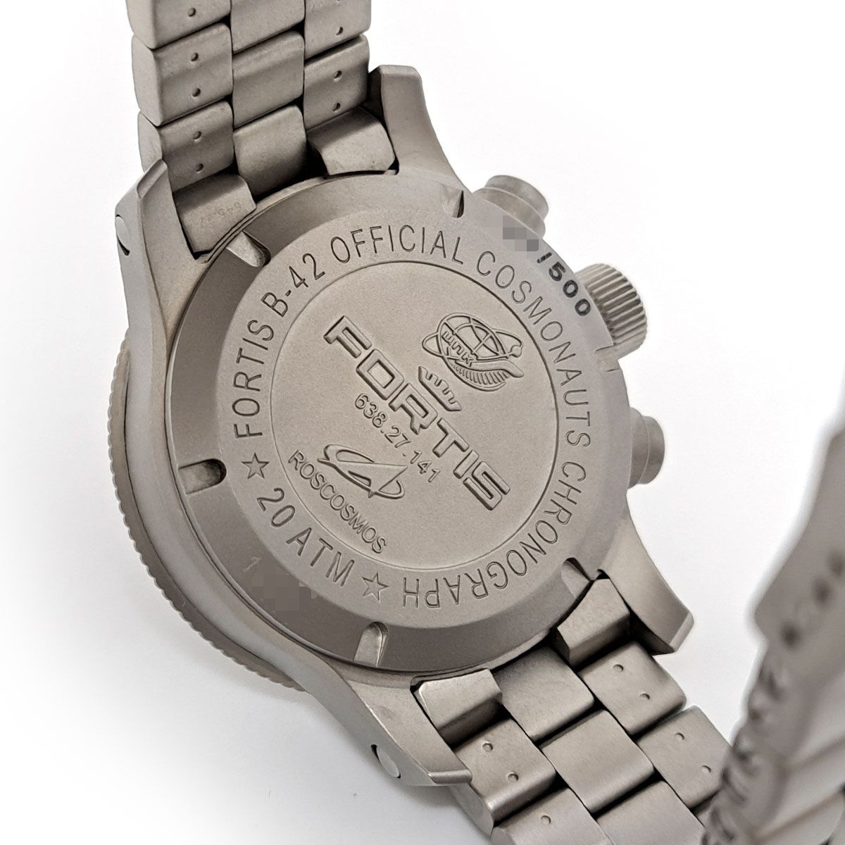  フォルティス コスモノート 638 27 71 M 自動巻き チタン メンズ FORTIS 時計 自動巻き時計 腕時計(アナログ)