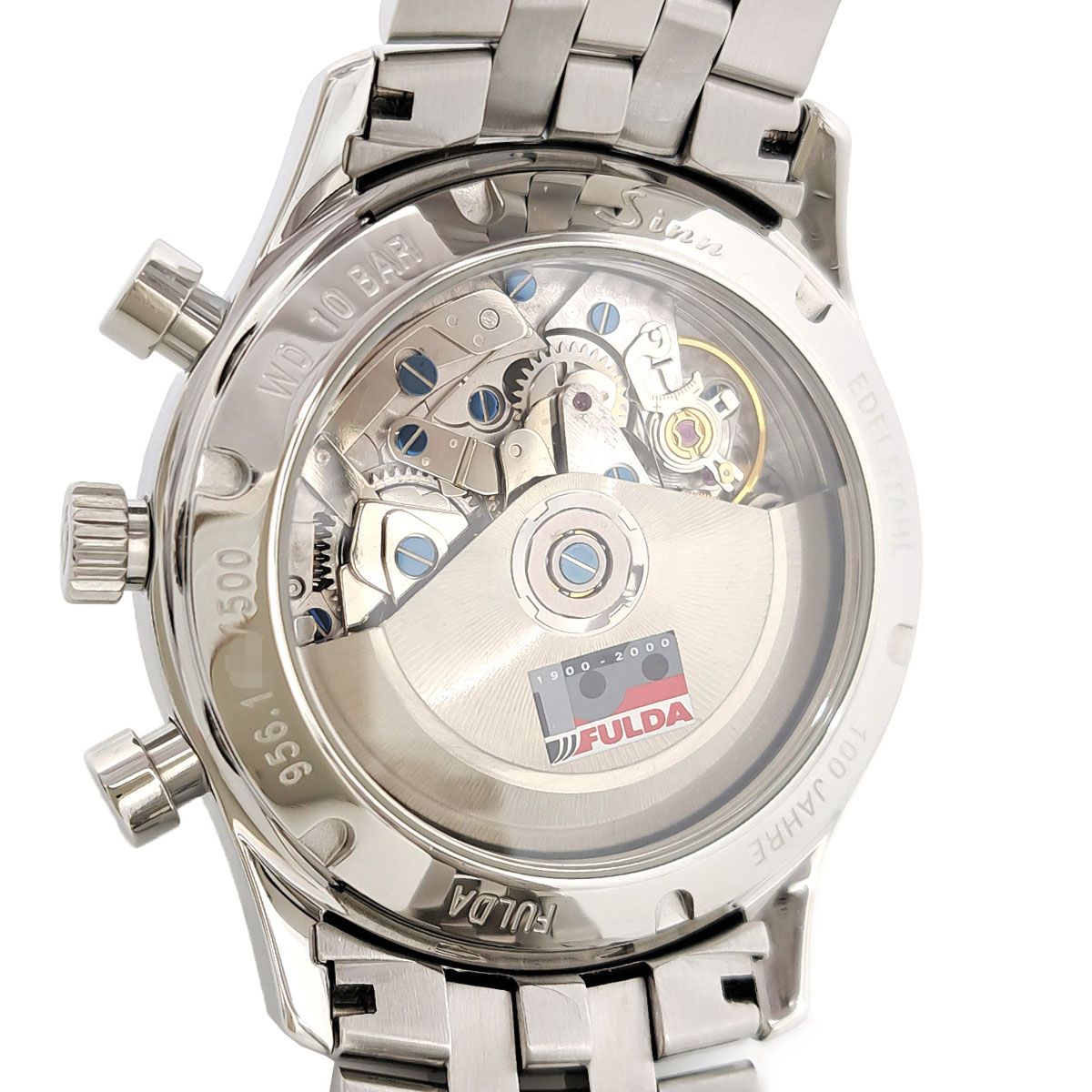  ジン 956 FULDA創業100周年 自動巻き ステンレススティール メンズ Sinn 時計 自動巻き時計 腕時計(アナログ)