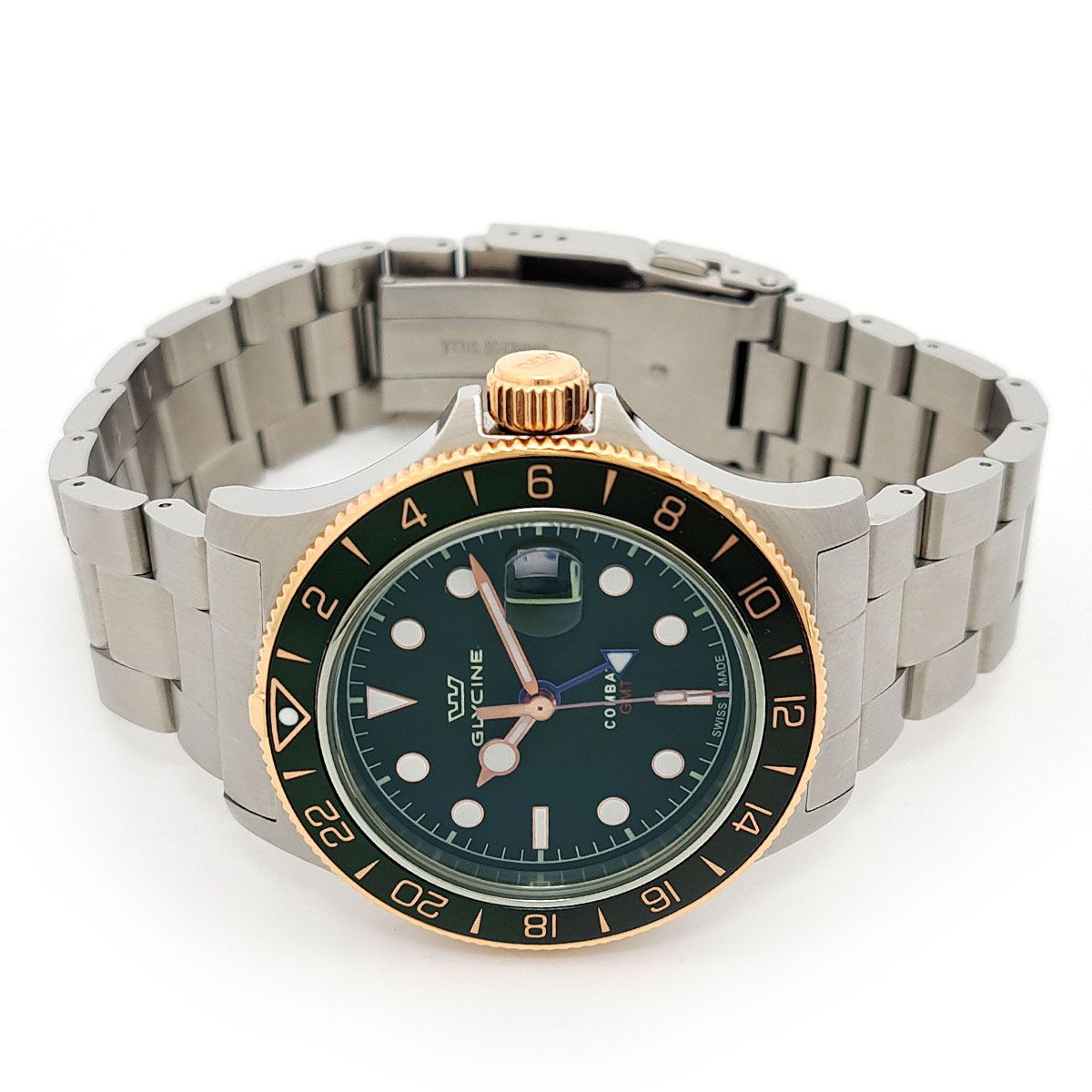 グリシン コンバットサブGMT GL 1058 クオーツ ステンレススティール メンズ GLYCINE 時計