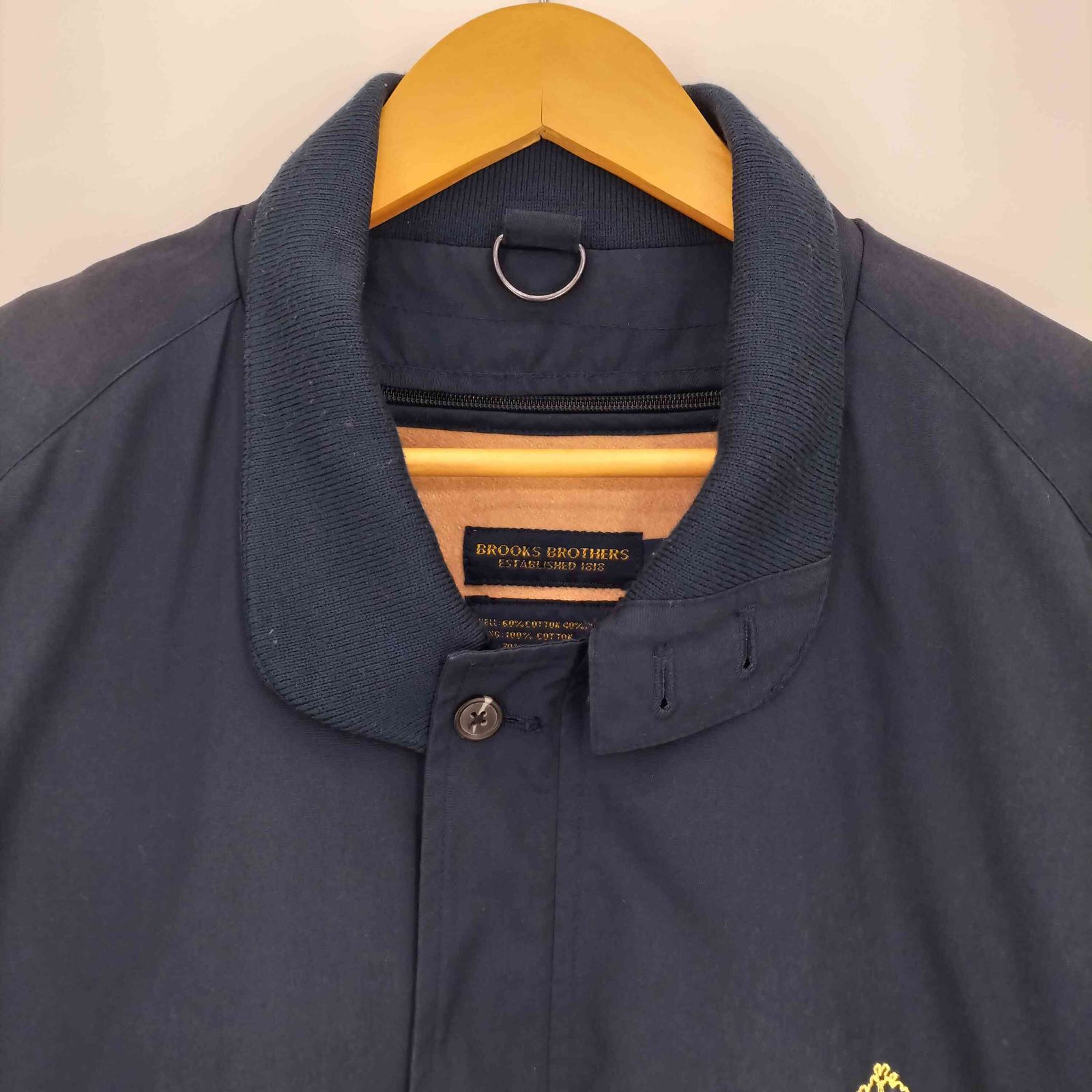 ブルックスブラザーズ BROOKS BROTHERS ロゴ刺繍 ウールライナー付き 
