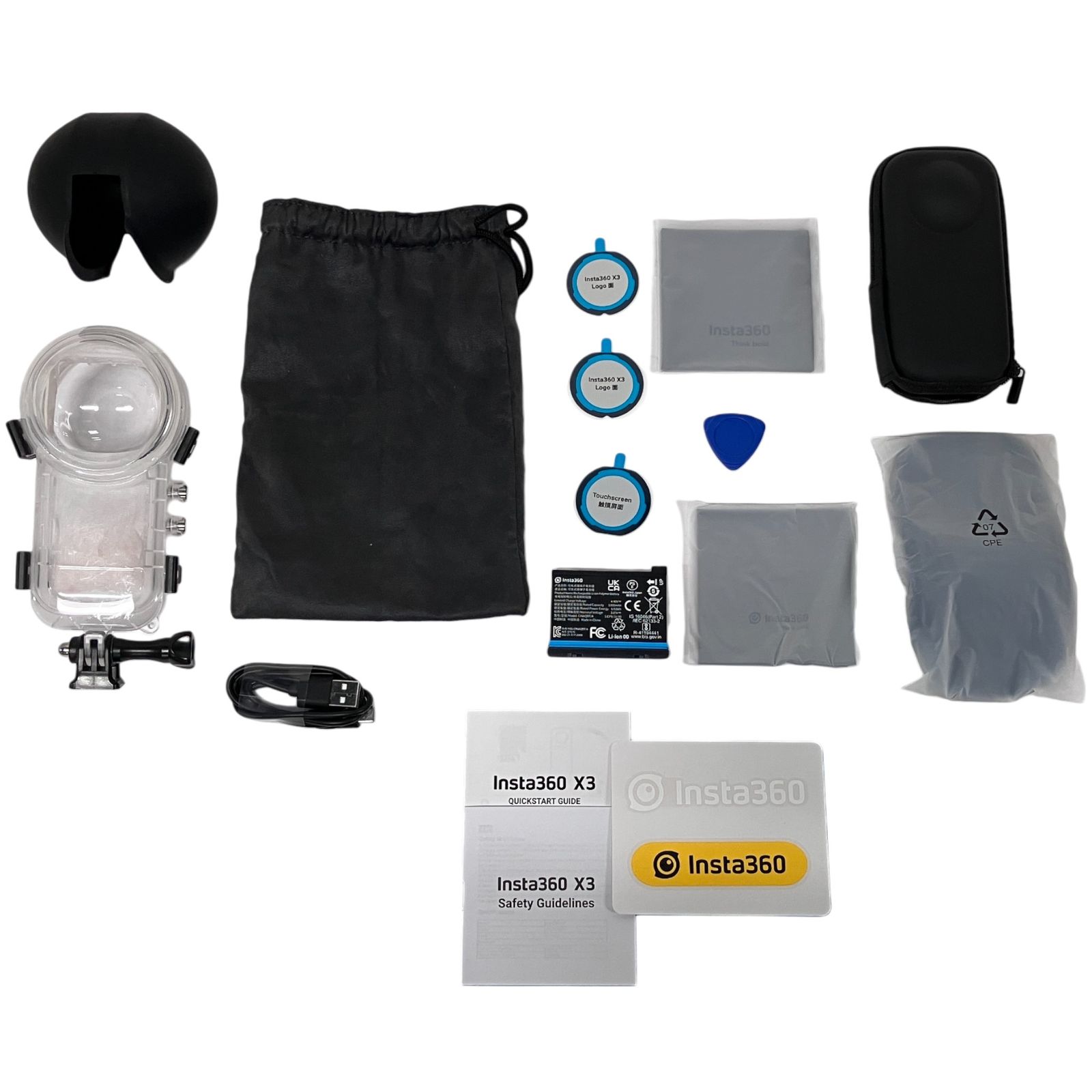 Insta 360 X 3 CINSAAQ B アクション カメラ 撮影 インスタ