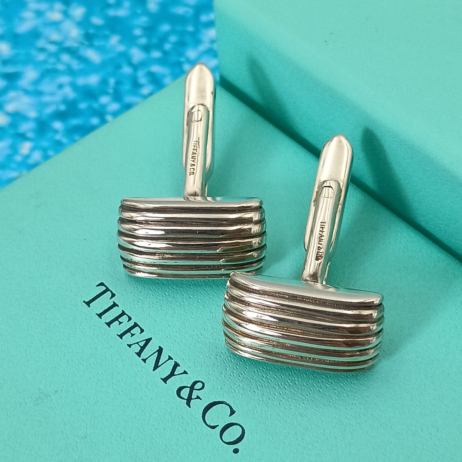 TIFFANY Co ティファニー ヴィンテージ カフス メンズ シルバー925 オールドティファニー