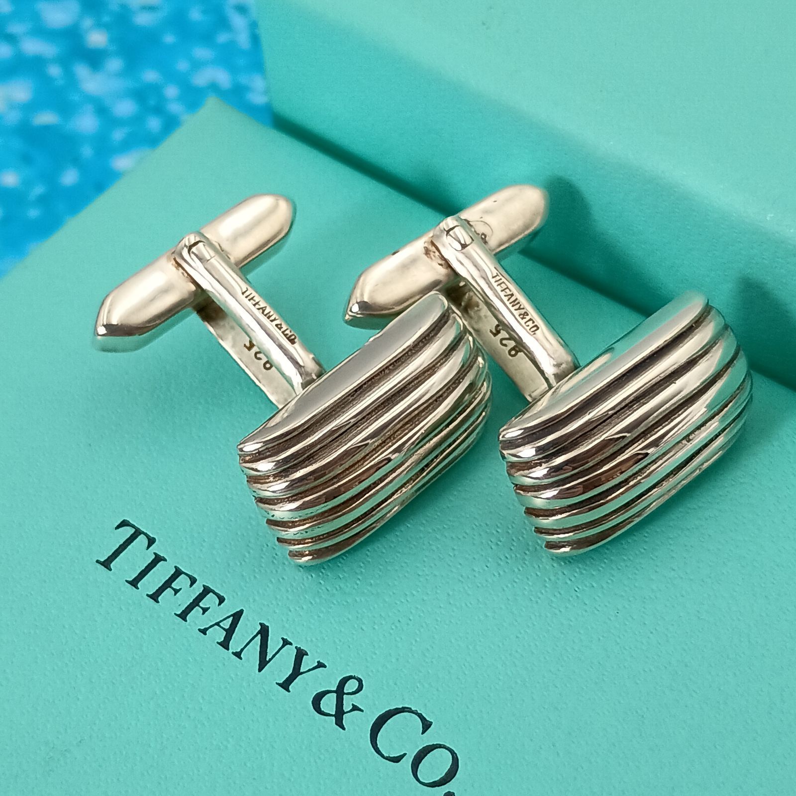 TIFFANY&Co. ティファニー ヴィンテージ カフス メンズ シルバー925 