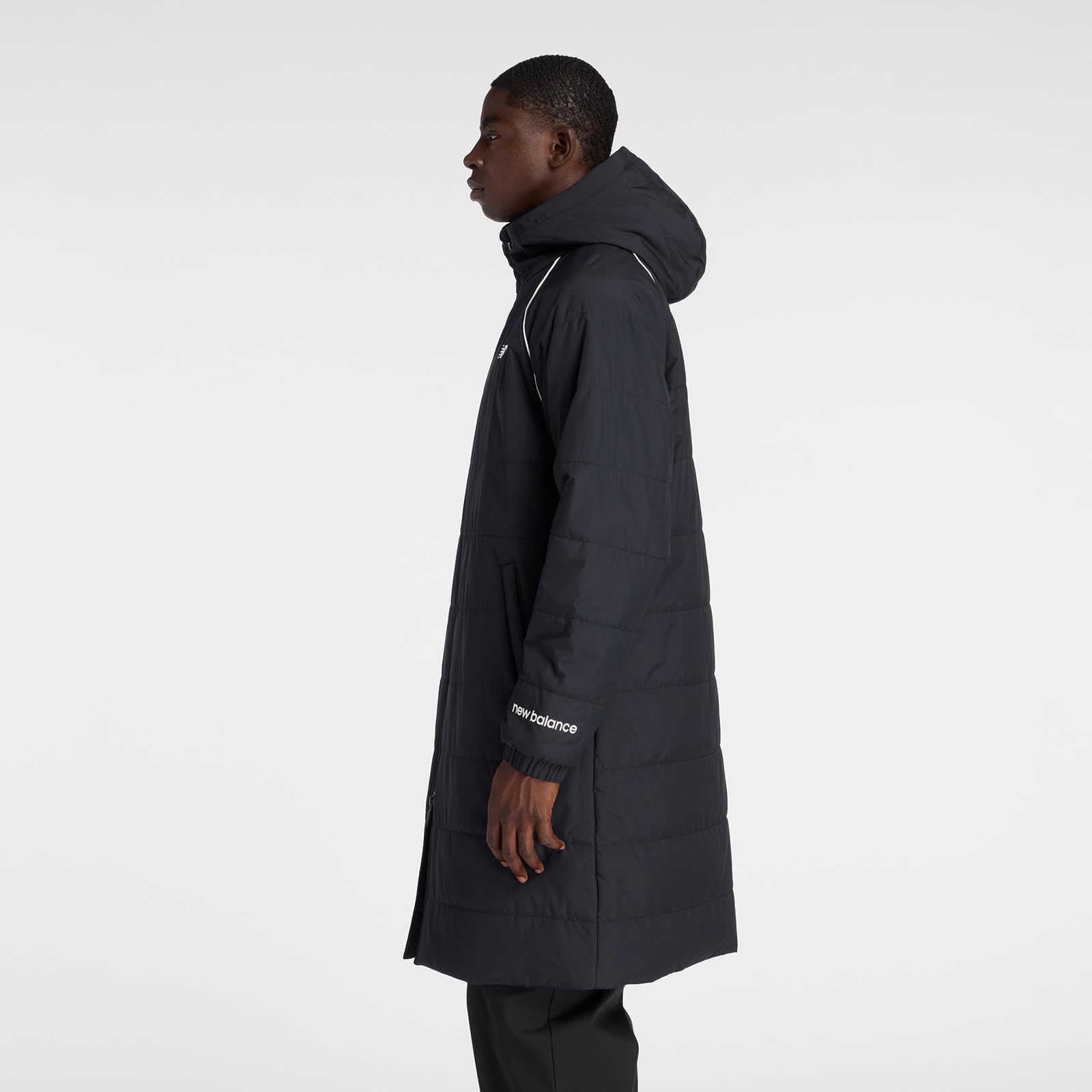  在庫 防寒用 メンズ 中綿 ロング ベンチコートパデッドコート balance ニュー ンス コート ジャケット ファッション