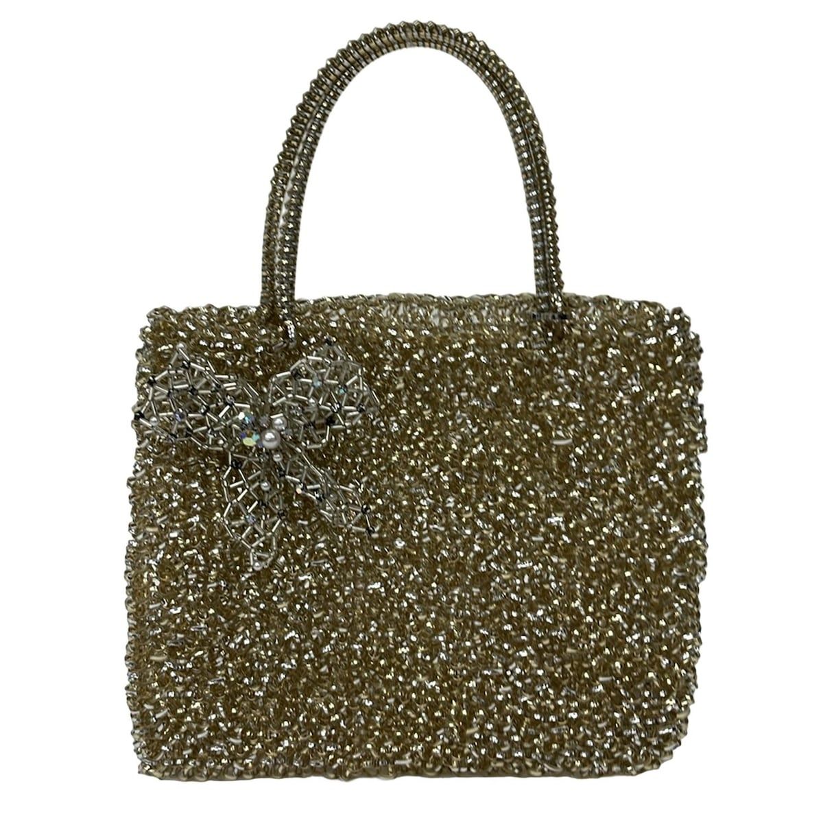 ANTEPRIMA(アンテプリマ) トートバッグ ワイヤーバッグ シャンパン