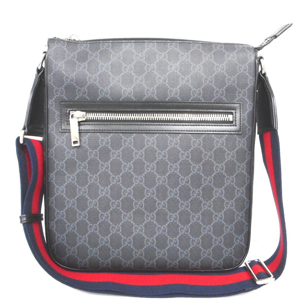 グッチ ショルダーバッグ GG スリングバック 斜め掛け ボディバッグ ブラック系 792081 メンズ GUCCI