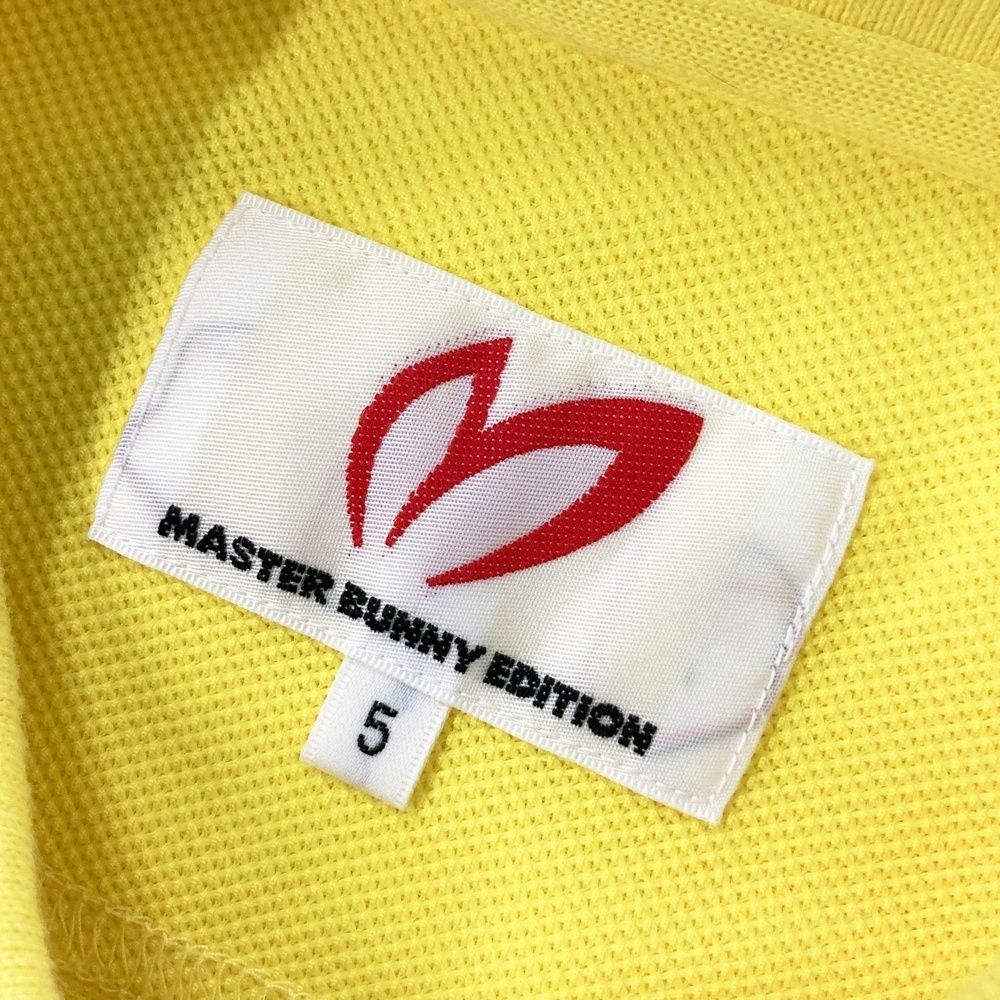 MASTER BUNNY EDITION 蛍光イエローシャツ サイズ5 サイズ：5 MASTER BUNNY EDITION マスターバニーエディション 半袖