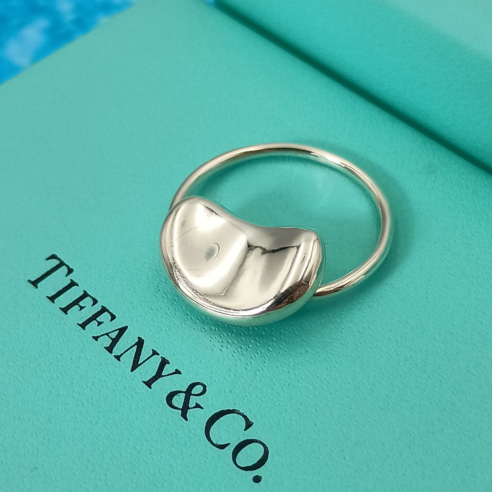 TIFFANY Co ティファニー 12号 ビーンズリング 指輪 レディース シルバー925