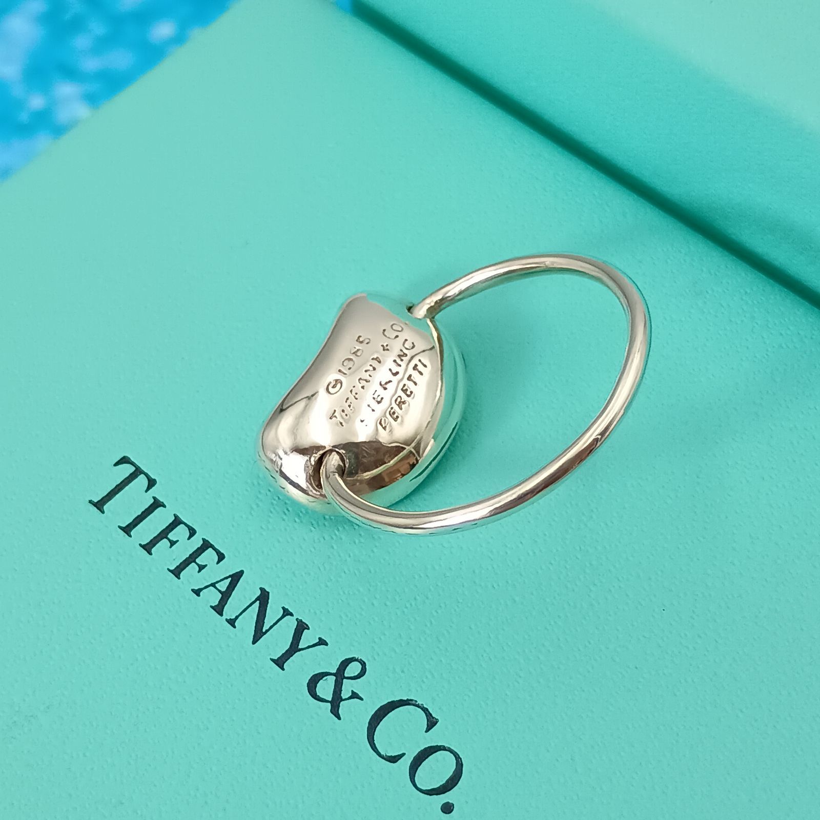 【TIFFANY&Co】鏡面仕上げ　ビーンズ リング　12号　T&Co TIFFANY&Co. ティファニー 12号 ビーンズリング 指輪 レディース
