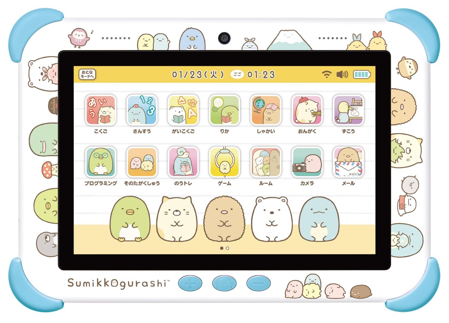 アガツマ すみっコぐらし Wi Fiでつながる! みんなとつながる! すみっコパッド 対象年齢5歳以上 8インチ ブルー