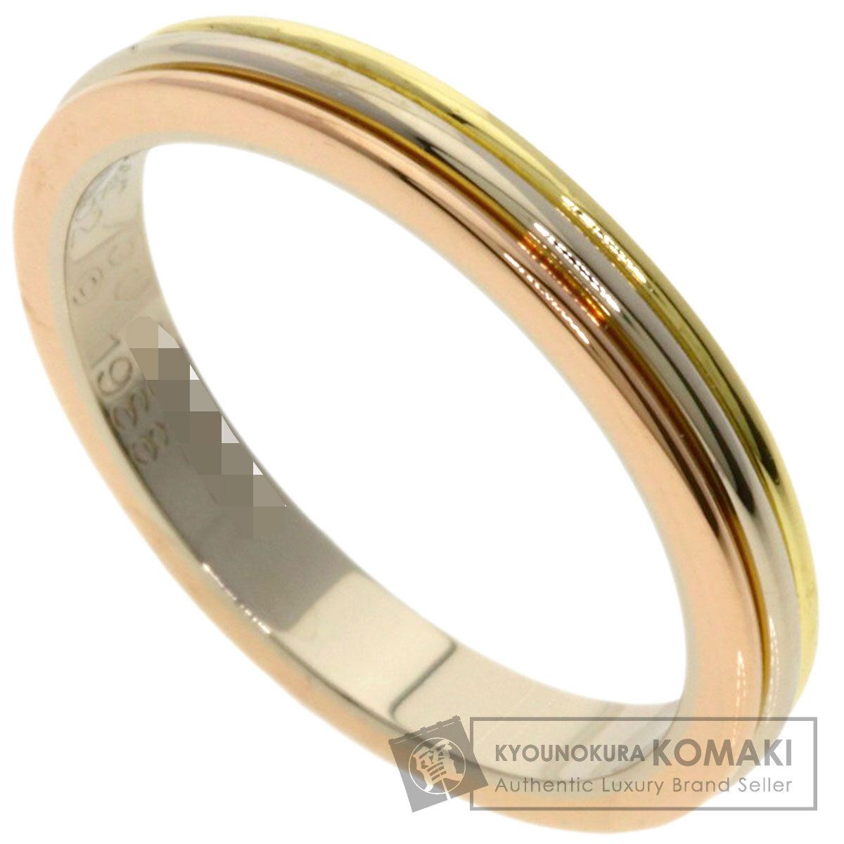 CARTIER カルティエ スリーカラー 52 リング 指輪 K 18 YG PG WG レディース