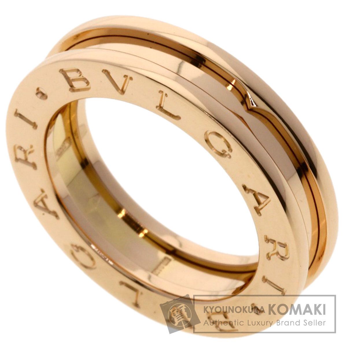 BVLGARI ブルガリ B zero 1 ビーゼロワン 1バンド 47 リング 指輪 K 18 PG レディース