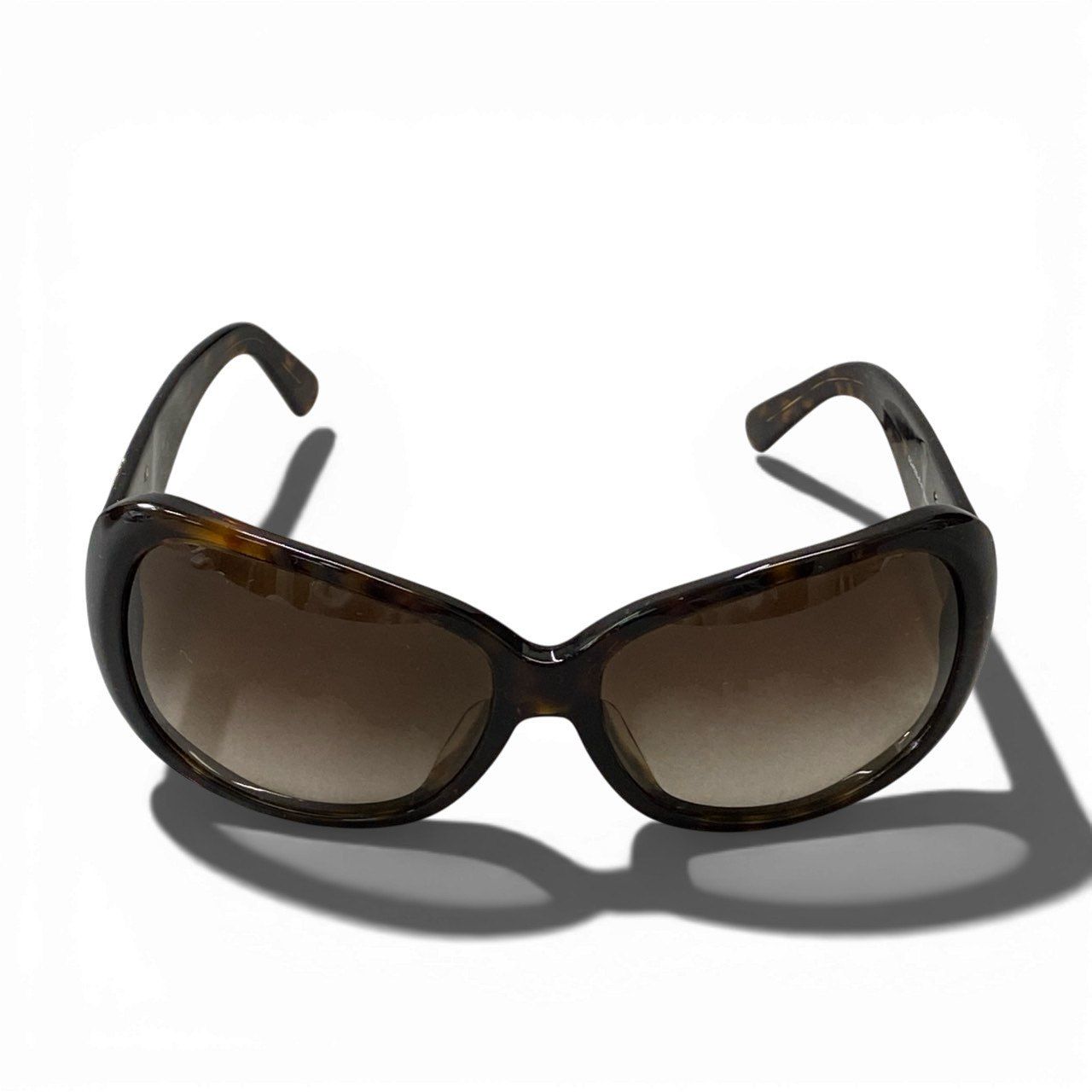 正規美 ドルチェ&ガッバーナ D&Gロゴサングラス 茶系べっ甲×ゴールド