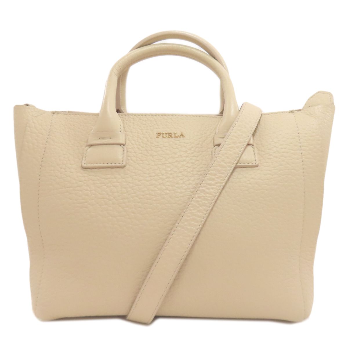 Furla フルラ 2WAY ハンドバッグ レザー レディース [中古] - メルカリ