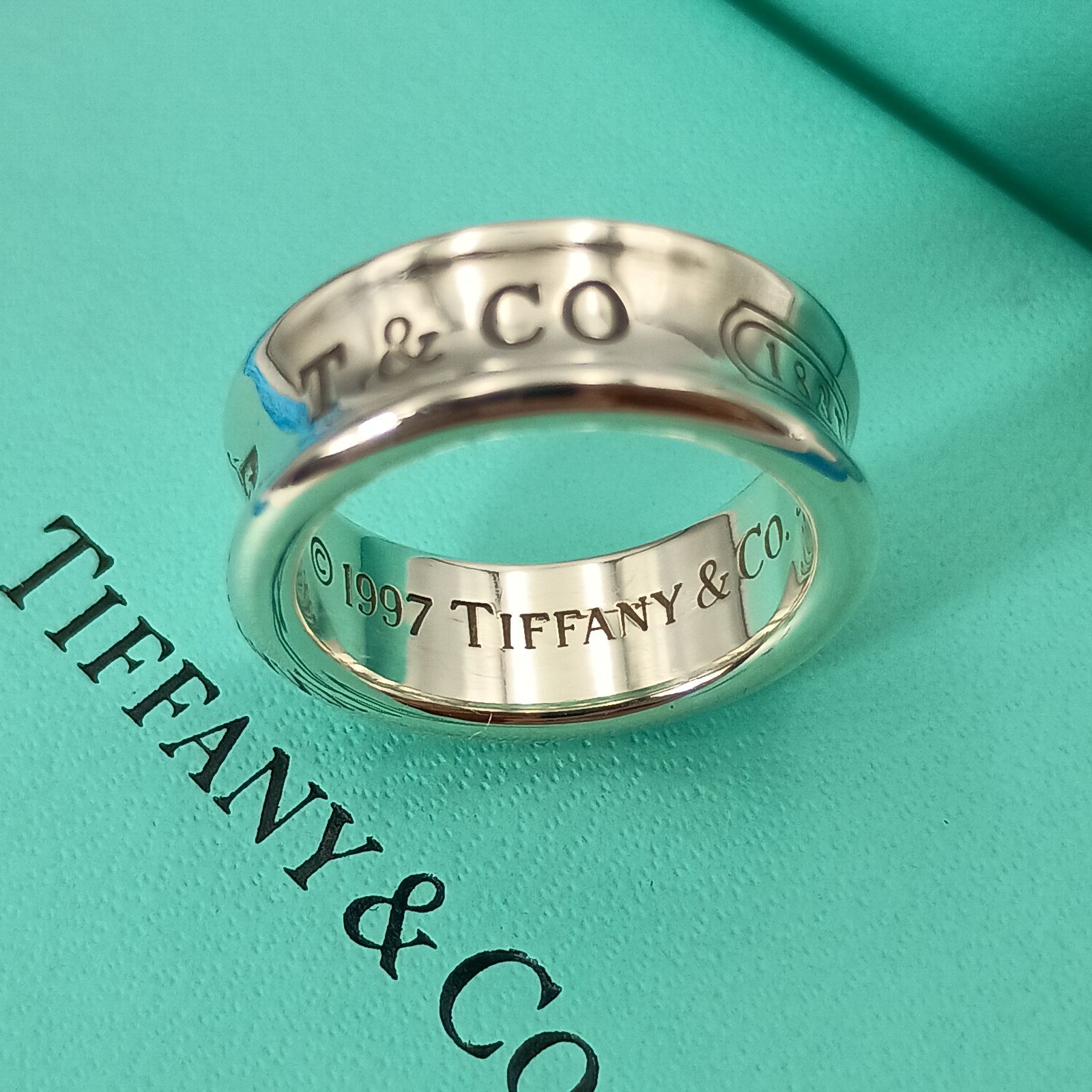 TIFFANY&Co. ティファニー 10号 ナローリング レディース シルバー925