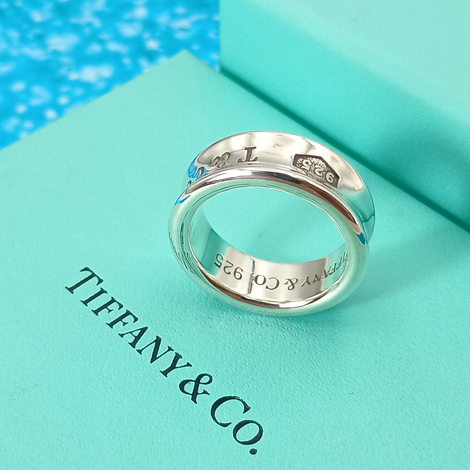 TIFFANY&Co. ティファニー 10号 ナローリング レディース シルバー925