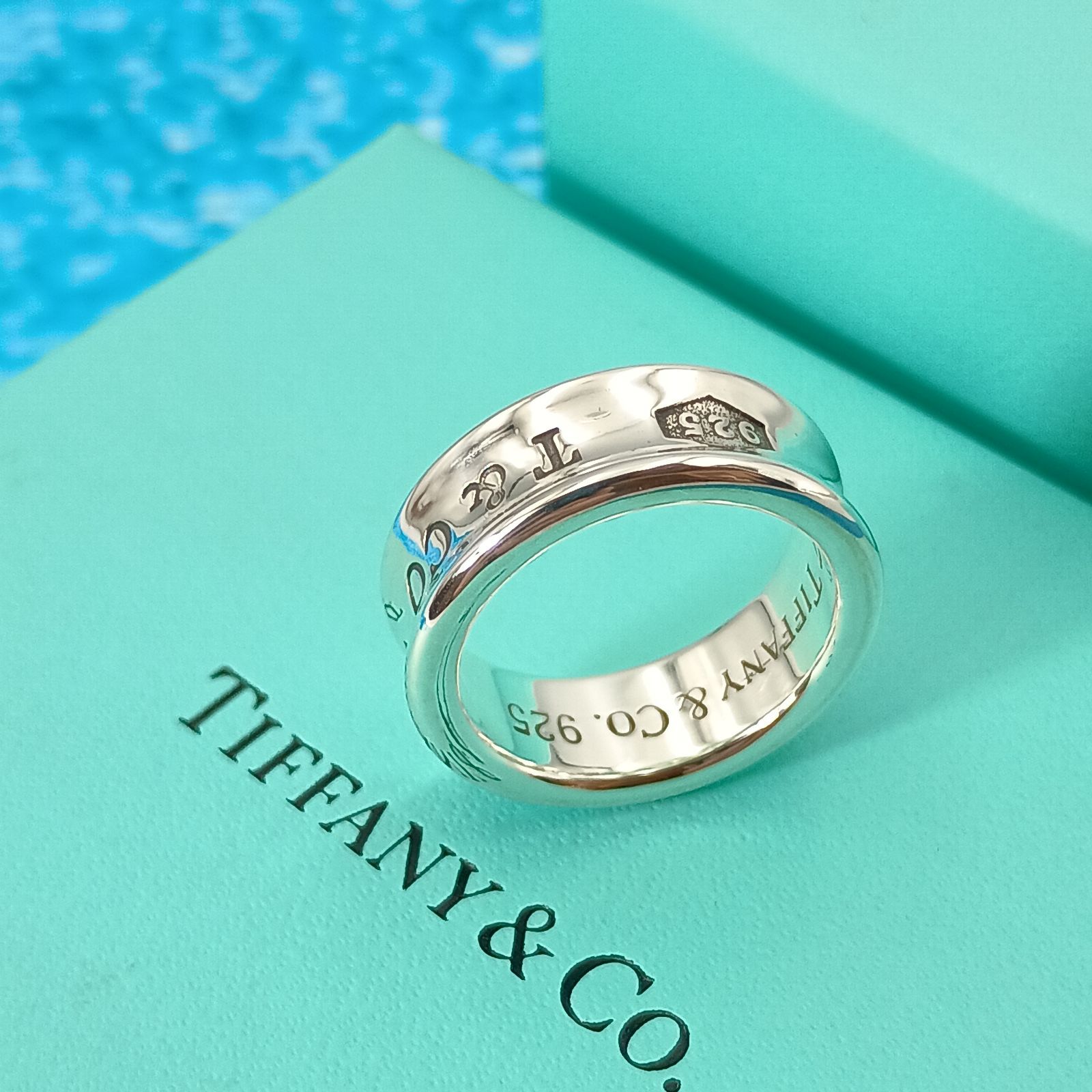 TIFFANY&Co. ティファニー 10号 ナローリング レディース シルバー925