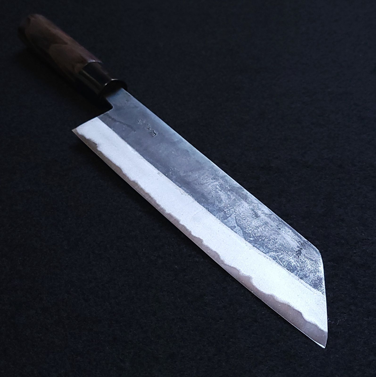 白紙2号 柳刃包丁 286㎜（尺） G9374 焼栗柄 月光作 白紙2号 柳刃包丁 286㎜（尺） G9374 焼栗柄 月光作 - メルカリ