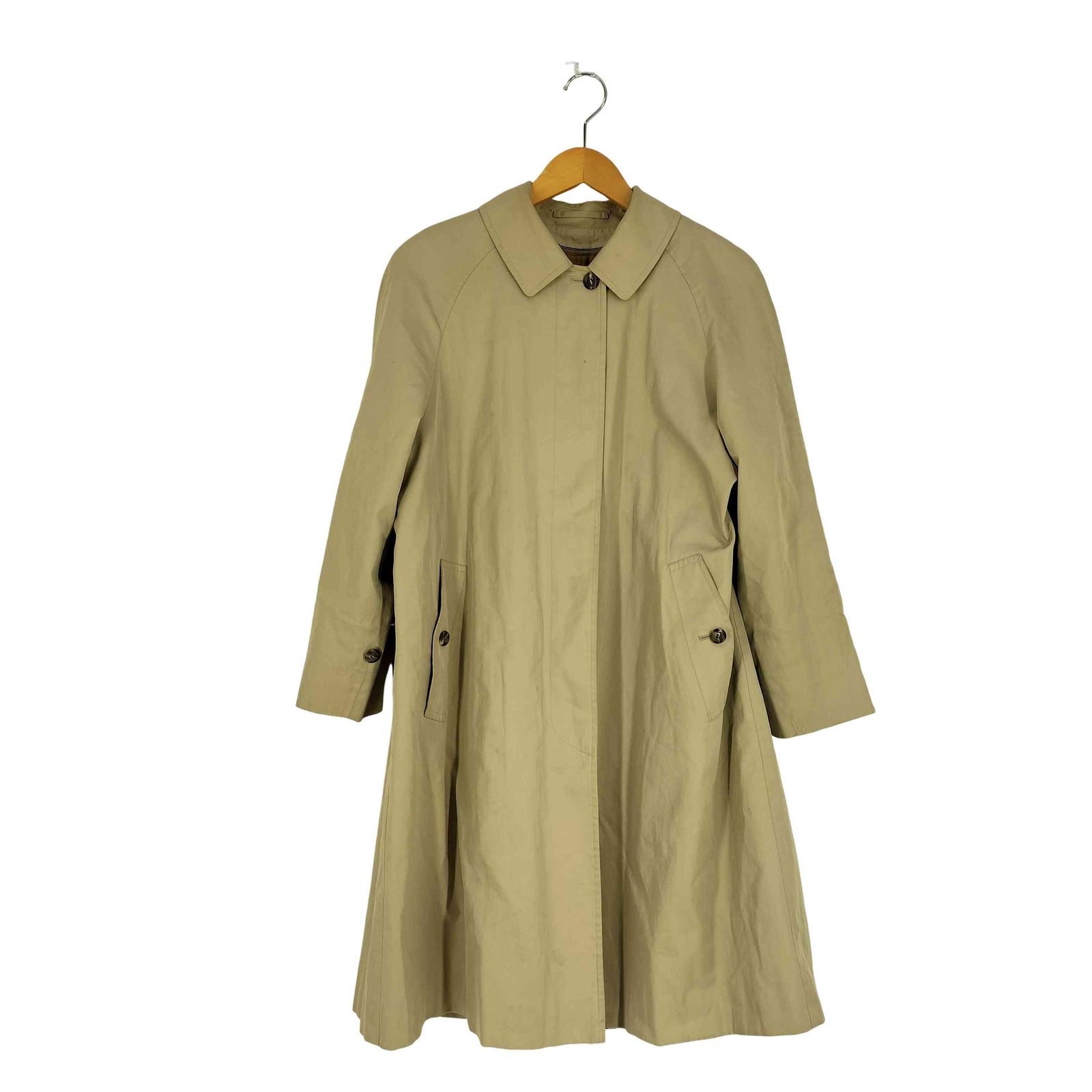 バーバリーズ 裏地ノバチェック ライナー付き ステンカラーコート レディース 7 AR