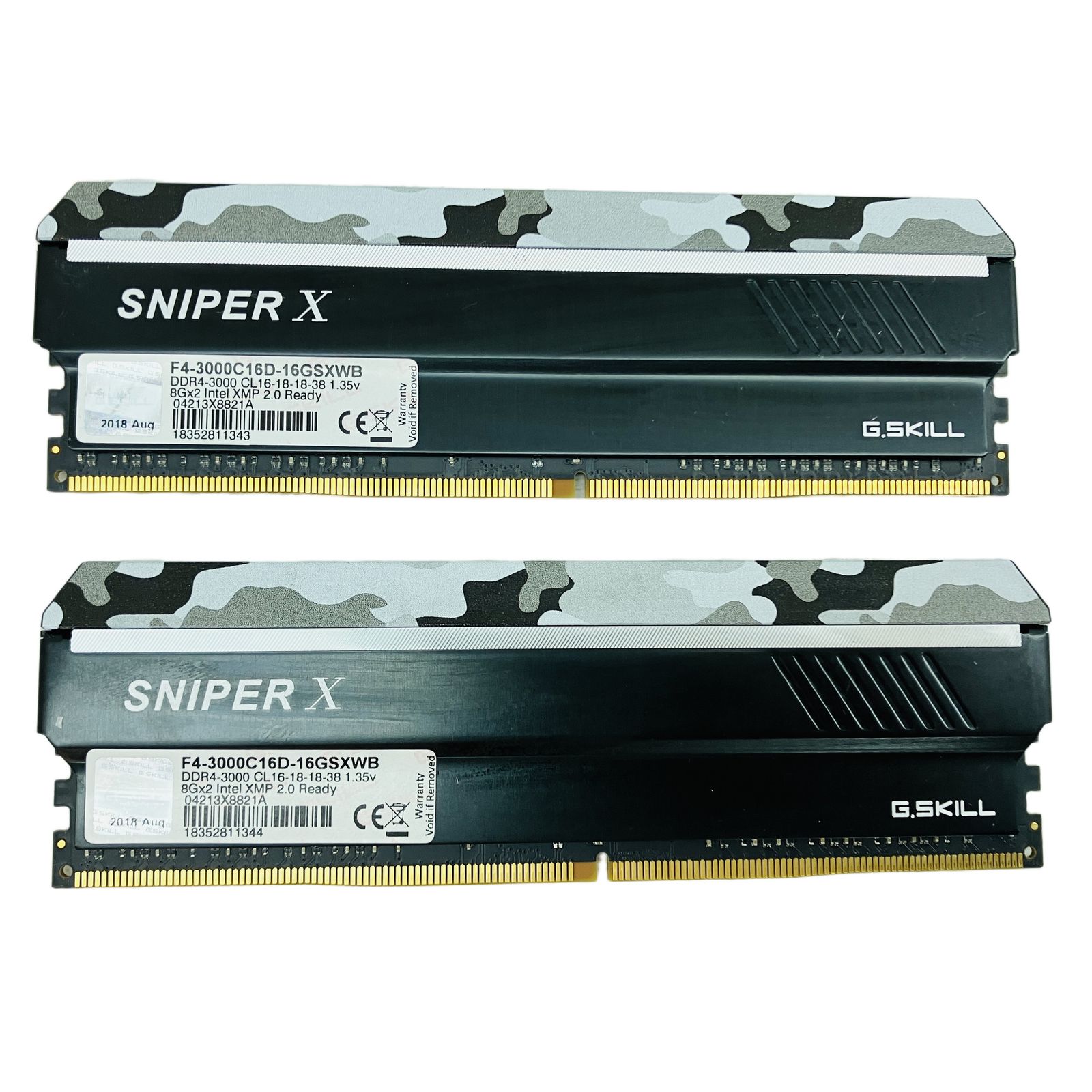 G.SKILL SNIPER X DDR4 3000 8GB×2 16GB メモリ PCパーツ 現状品