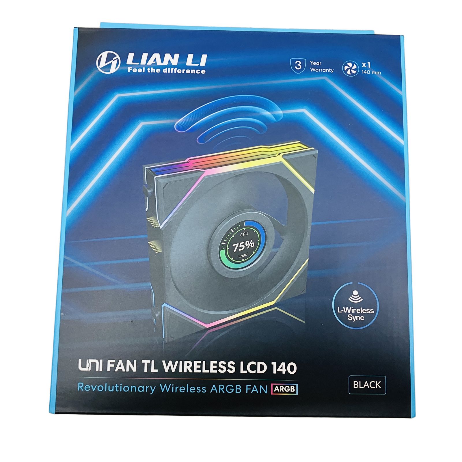 Lian Li UNI FAN TL WIRELESS LCD 140 3個 UNI FAN TL LCD｜LIAN LI｜株式会社アユート PCパーツ・VR・オーディオ