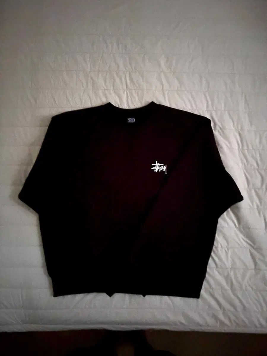 STUSSY ベーシック クルー スウェット ブラック XL - メルカリ