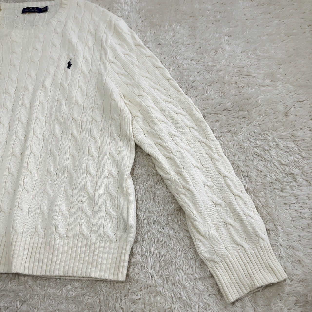 極美品！現行 POLO RALPH LAUREN ラルフローレン ケーブルニット