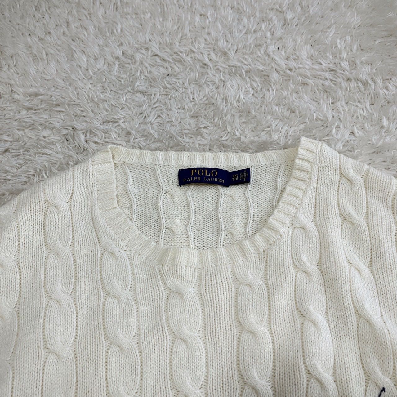 極美品！現行 POLO RALPH LAUREN ラルフローレン ケーブルニット
