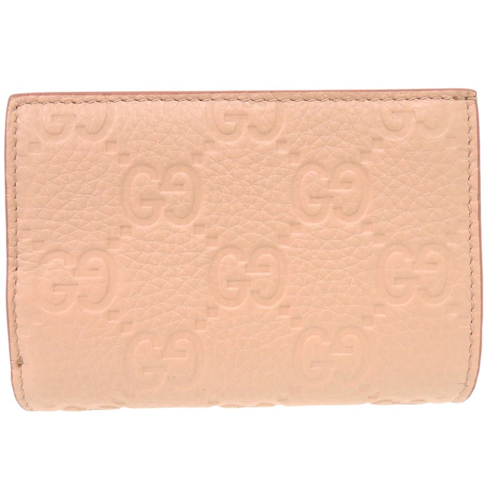  グッチ GGエンブレム ミディアム ウォレット 815874 GGグレインレザー トープ ベージュ 二つ折り財布 1047 GUCCI その他 小物