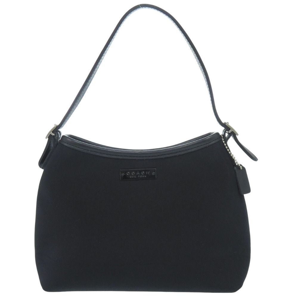 コーチ ホーボー フォーマル アクセサリーポーチ 6236 ウレタン レザー ブラック ハンドバッグ1481 COACH