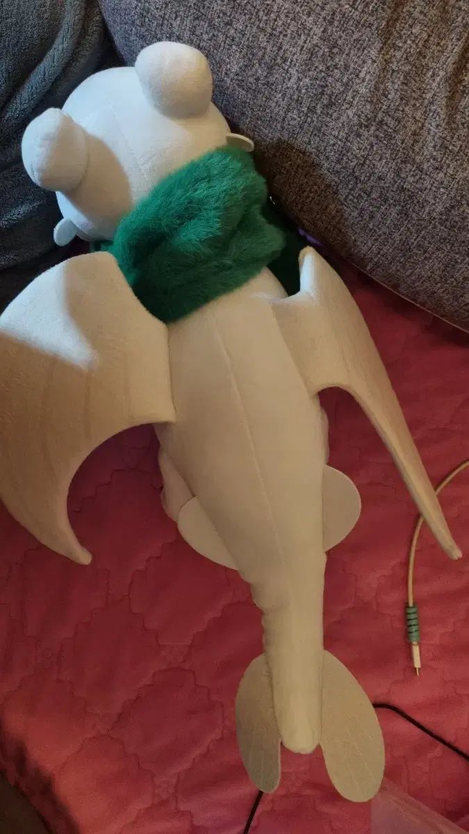 ドラゴン・ディフュージョン・フューリー ぬいぐるみ + 緑色 マフラー