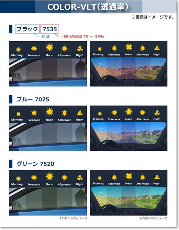 カーフィルム アウディ A 5 S B 10 FU アバント ～ フロントドアセット フォトクロミック ブルー7025 AP FD 高級車 その他 