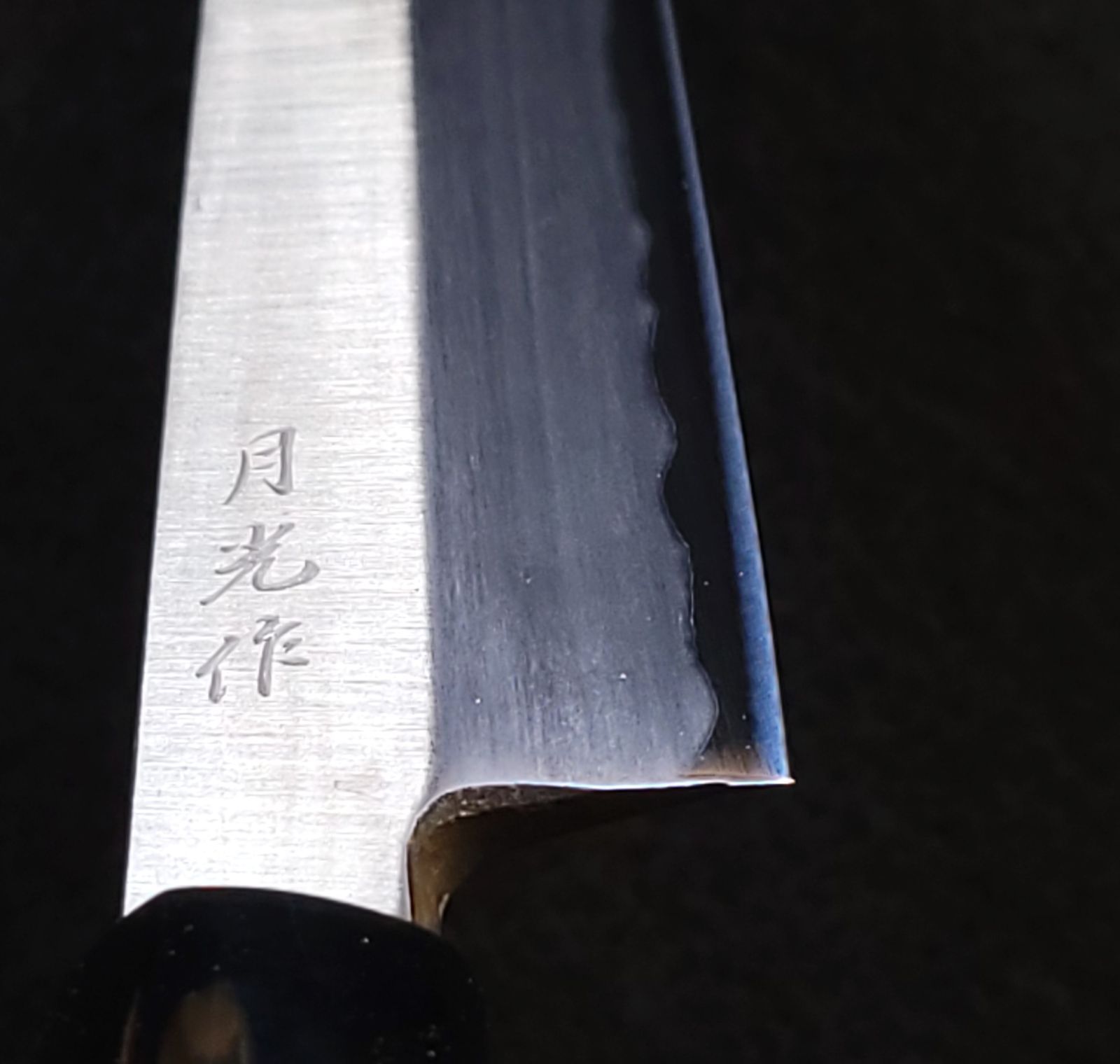 白紙2号 柳刃包丁 286㎜（尺） G9374 焼栗柄 月光作 - メルカリ