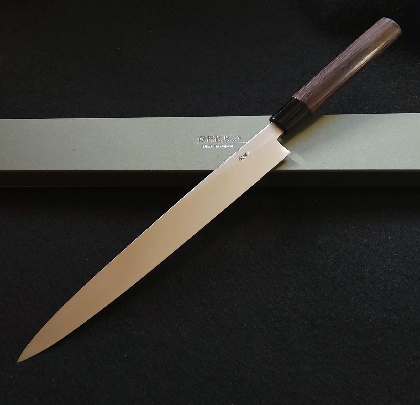 白紙2号 柳刃包丁 286㎜（尺） G9374 焼栗柄 月光作 - メルカリ