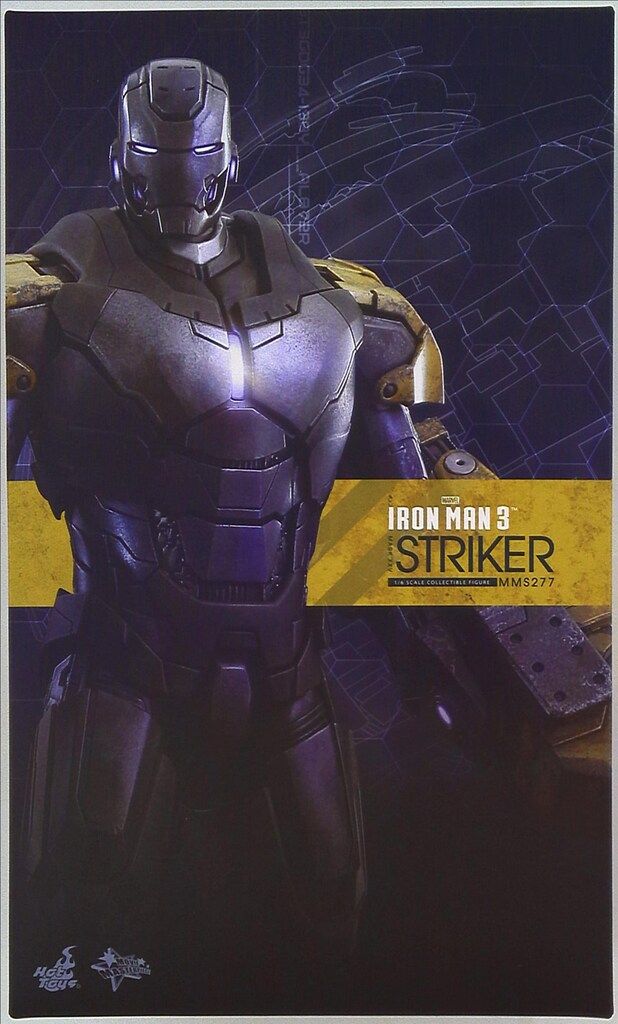 HOTTOYS MOVIE IRONMAN MARK 25 STRIKER MMS 277