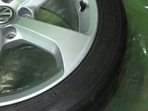  ゴルフ7 17インチ ブリヂストン ポテンザRE 003 17インチ タイヤ ホイールセット