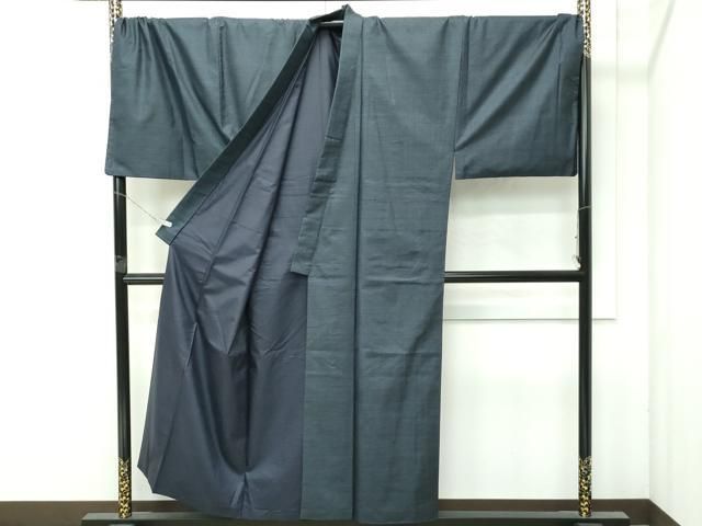 平和屋本店○極上 男性 本場大島紬 アンサンブル キングサイズ 100亀甲