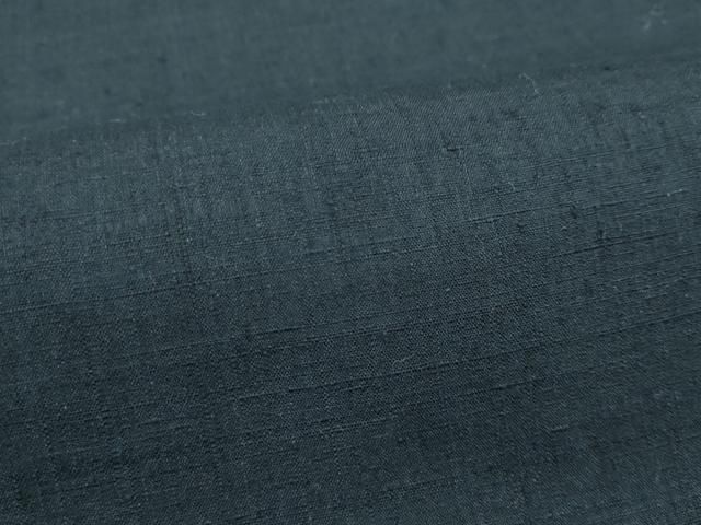  紬屋吉平 本場結城紬 重要無形文化財 男性 色無地 黒緑色 証紙付き ♥ s 6 着物セット 着物 浴衣