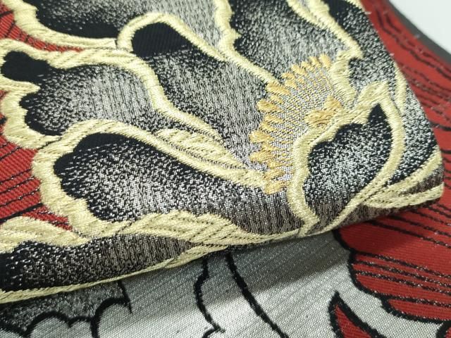 六通柄袋帯 乱菊