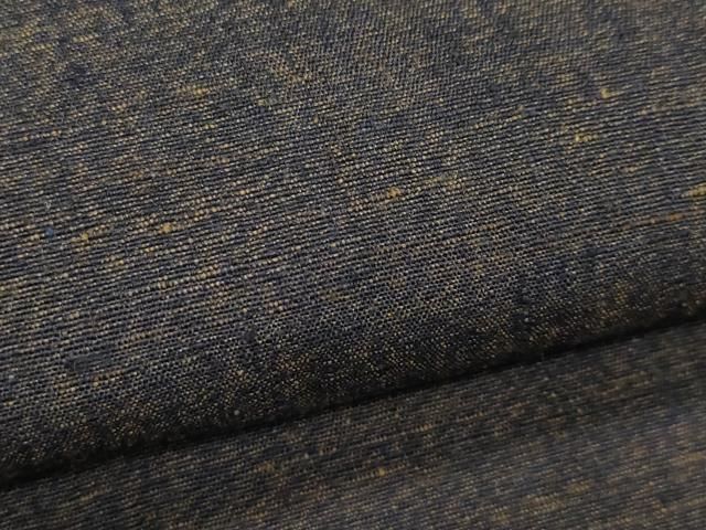  紬屋吉平 本場結城紬 重要無形文化財 男性 羽織 杢 たとう紙付き ♥ s 6 羽織 着物 浴衣