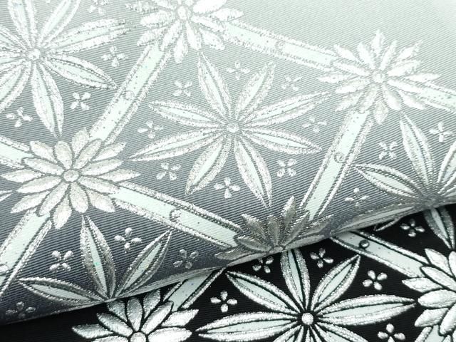  ● 上 訪問着 花菱文 暈し染め 銀彩 s 6 訪問着 付け下げ 着物