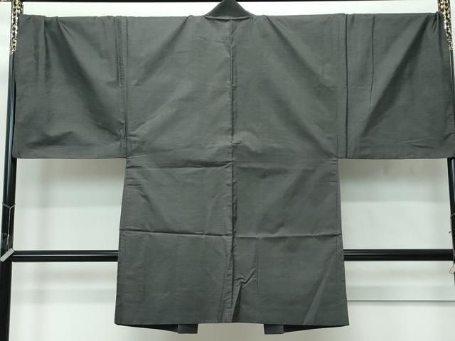 平和屋本店○極上 男性 本場大島紬 アンサンブル キングサイズ 120亀甲