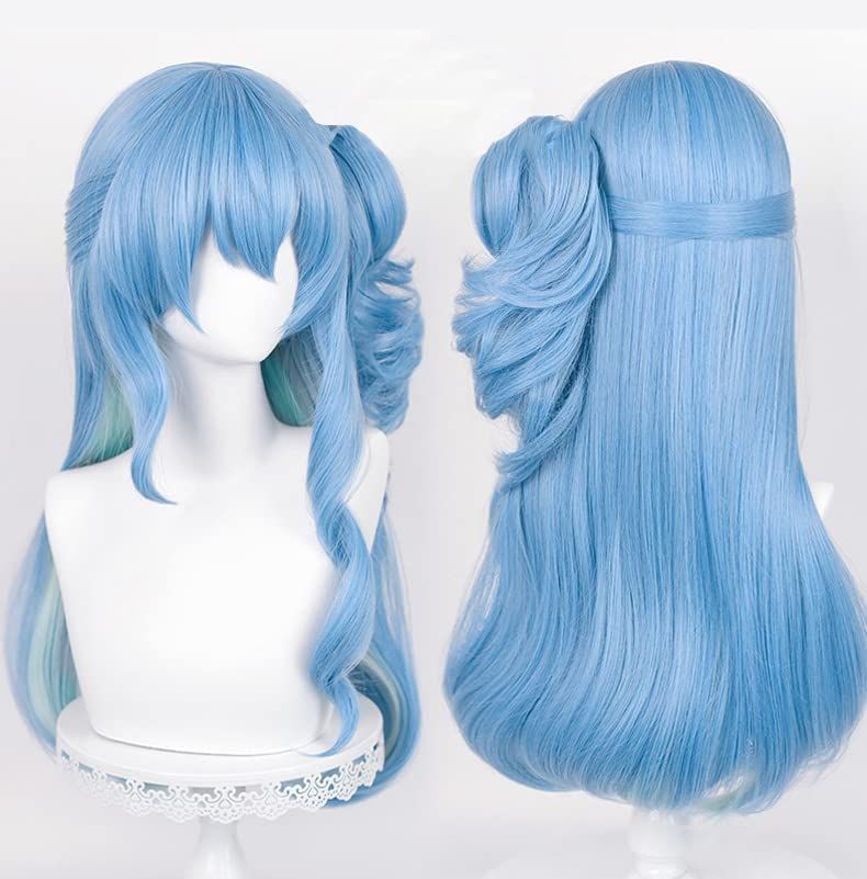 コスプレウィッグ 耐熱ウィッグ 星街すいせい 変装用ウィッグ cosplay
